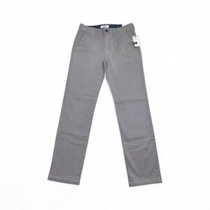 Flag & Anthem Nashville Straight Casual Chino Pants Mens 29x32 Grey Stretch NWT